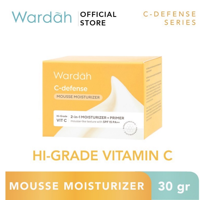 WARDAH C-Defense Mousse Moisturizer Primer Hi-Grade Vitamin C | Moisturizer