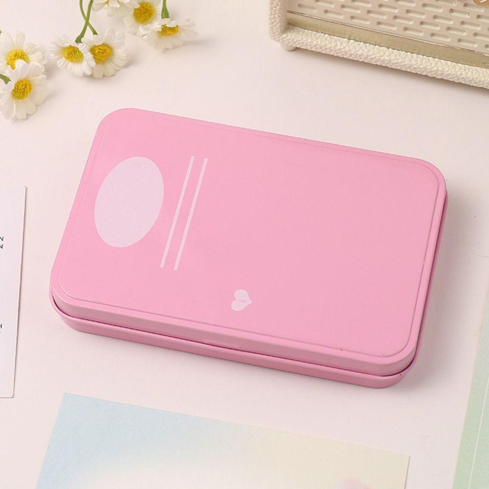 R-FLOWER Kotak Penyimpanan Perhiasan Wadah Pink Serbaguna Candy Pill Cases