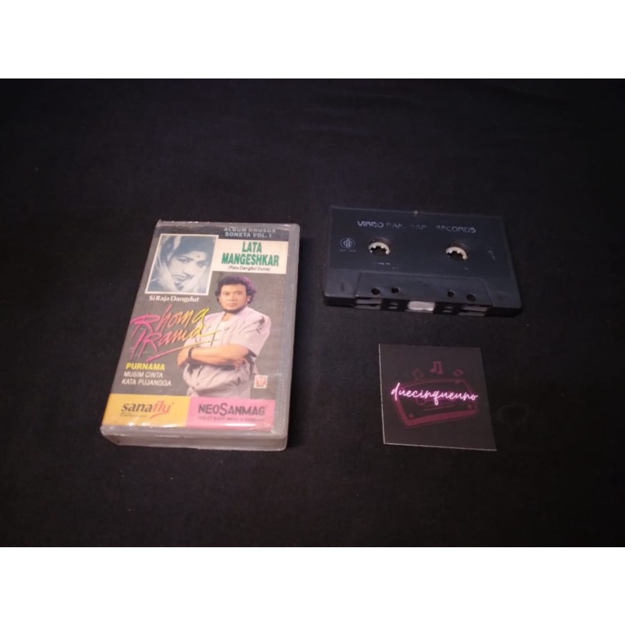 ALBUM KHUSUS SONETA VOL 1 RHOMA IRAMA LATA MENGESHKAR (KASET PITA)