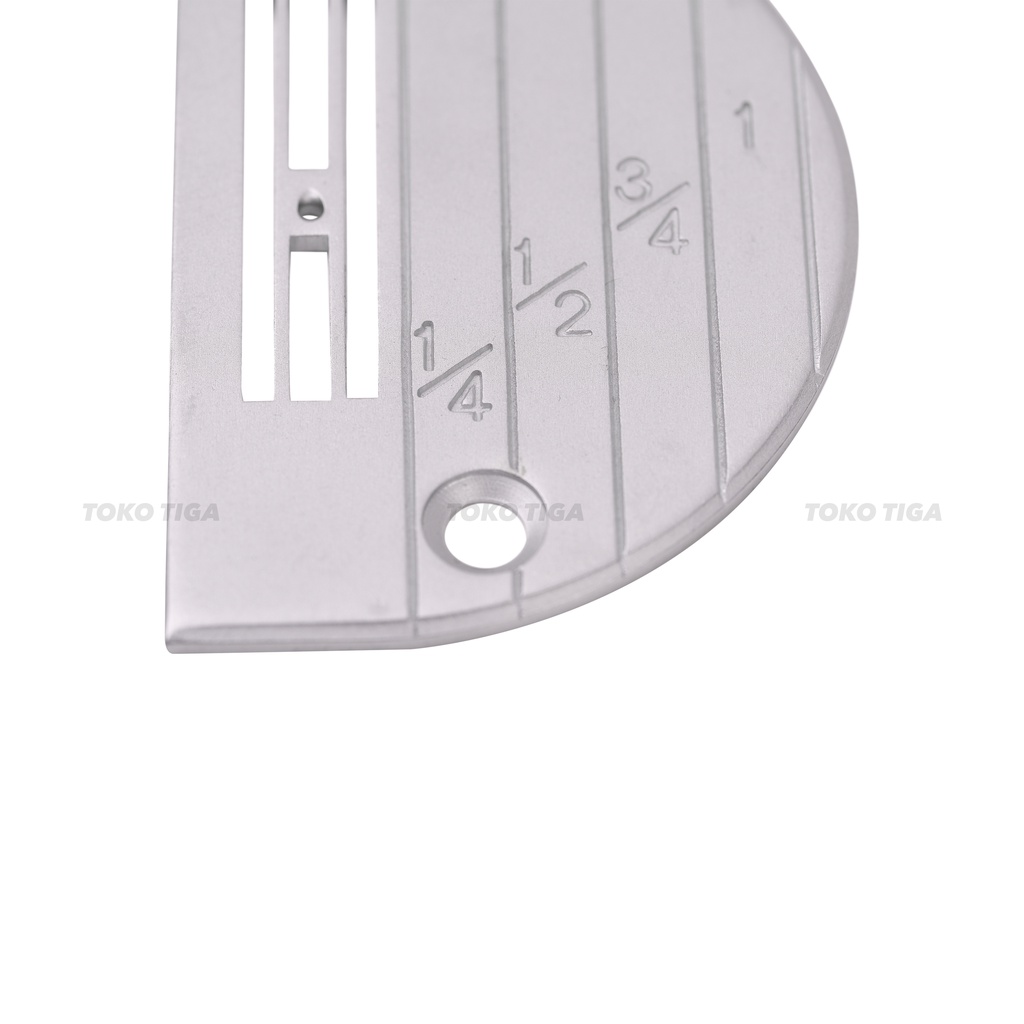 Needle Plate / Plat Piringan E Gigi 4 Baris (Mesin Jahit Industrial)