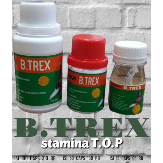B trex baron/ jamu merpati baron, jamu b trex baron, doping merpati