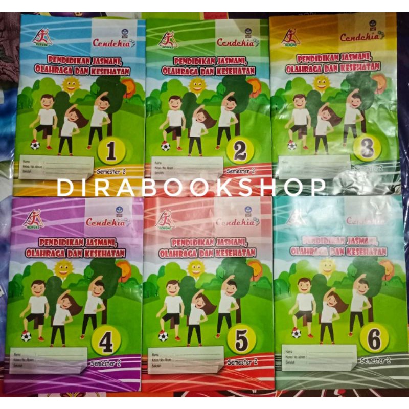 Semester 2 LKS PJOK Cendekia kelas 1/2/3/4/5/6 revisi 2023