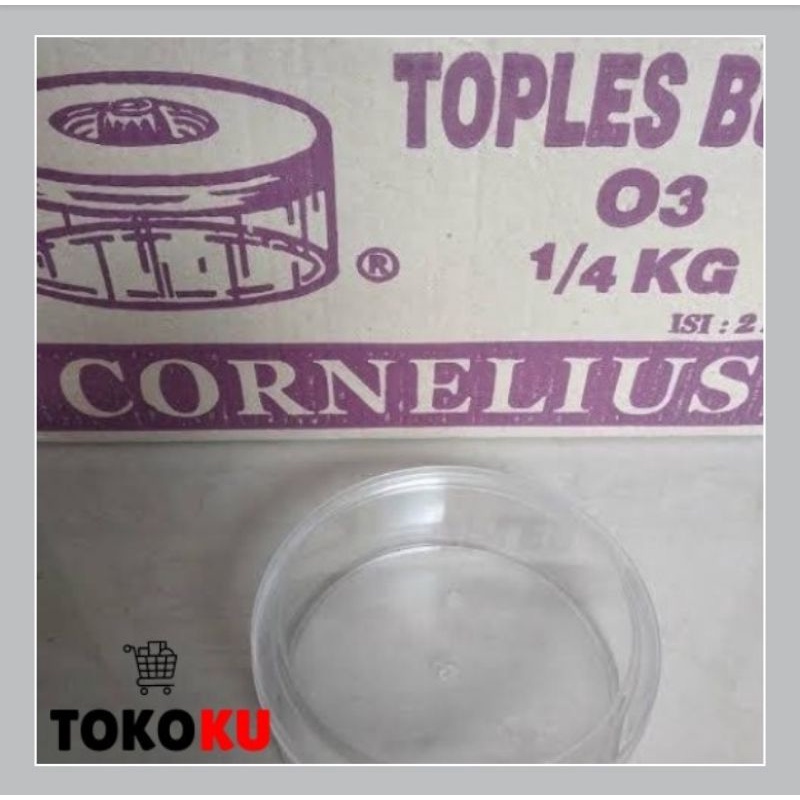 1 lusin TOPLES KUE KERING CORNELIUS 250 GRAM/TOPLES CORNELIUS 1/4 KG