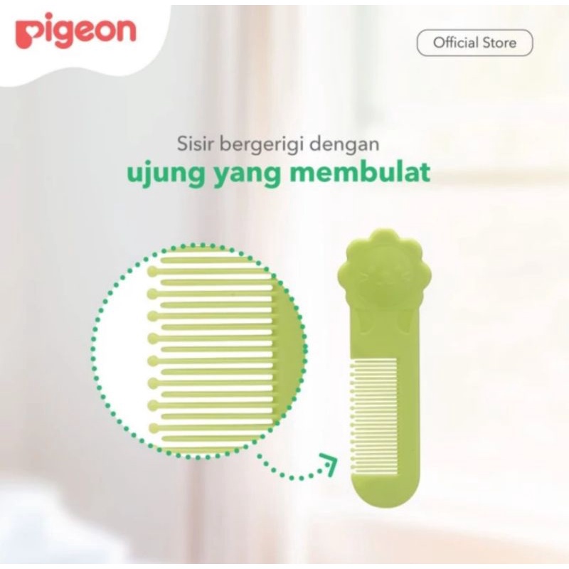 Pigeon Comb and Hair Brush Set / Sikat rambut Bayi Lembut / Sisir Rambut Bayi Pigeon