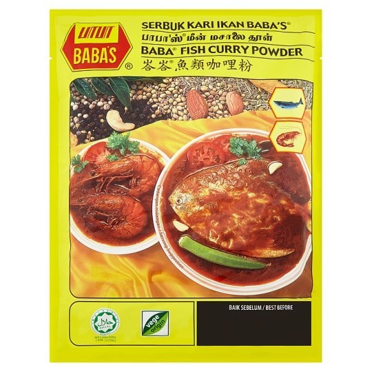 

/////] Bumbu Kari Ikan Babas / Fish Curry Powder Baba Malay Bubuk 250 gr