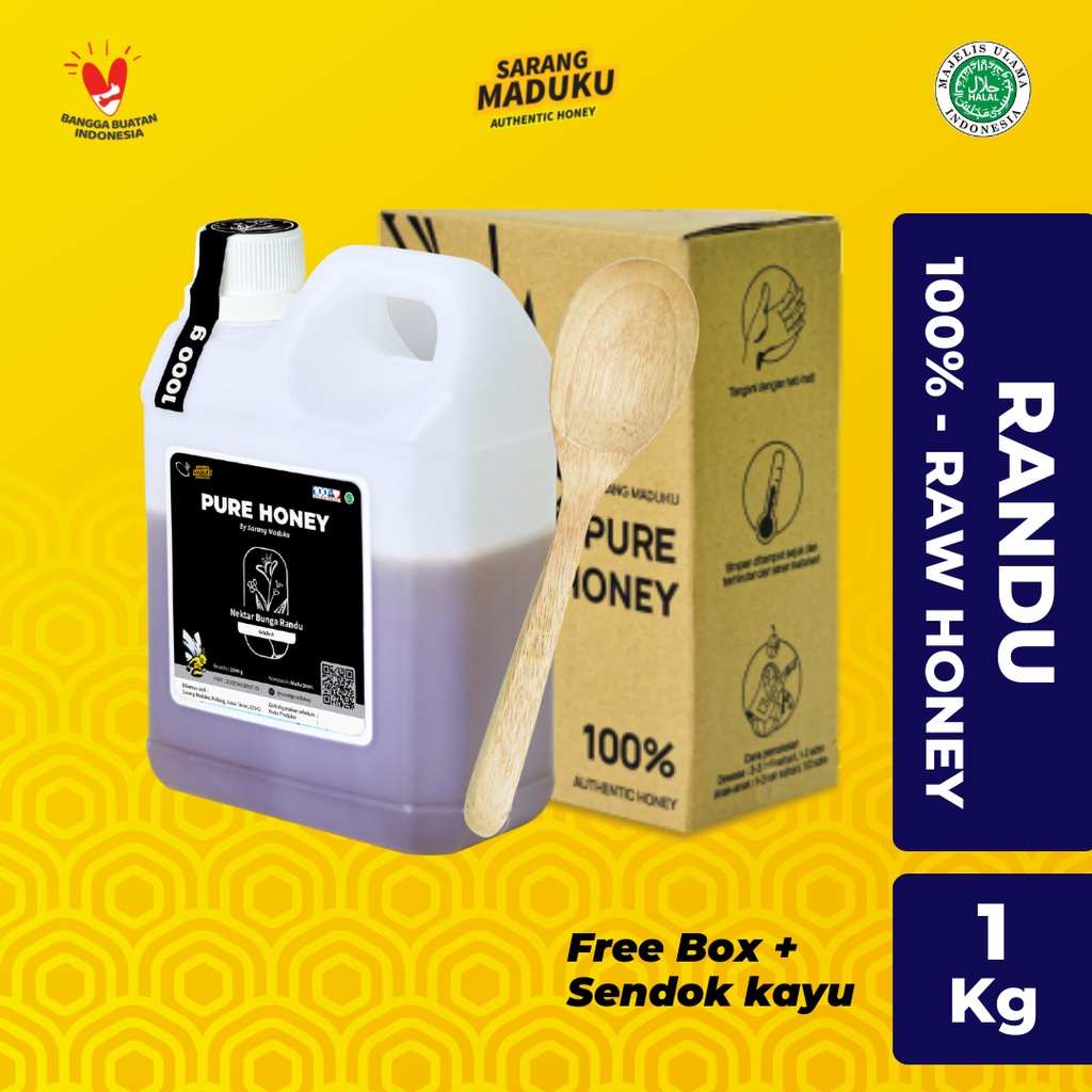 

Terlaris Sarang Maduku - Madu Randu - Madu Asli - Madu Murni - Madu Asli 100% Tanpa Campuran - Madu Raw Honey - Obat Batuk Anak - Madu