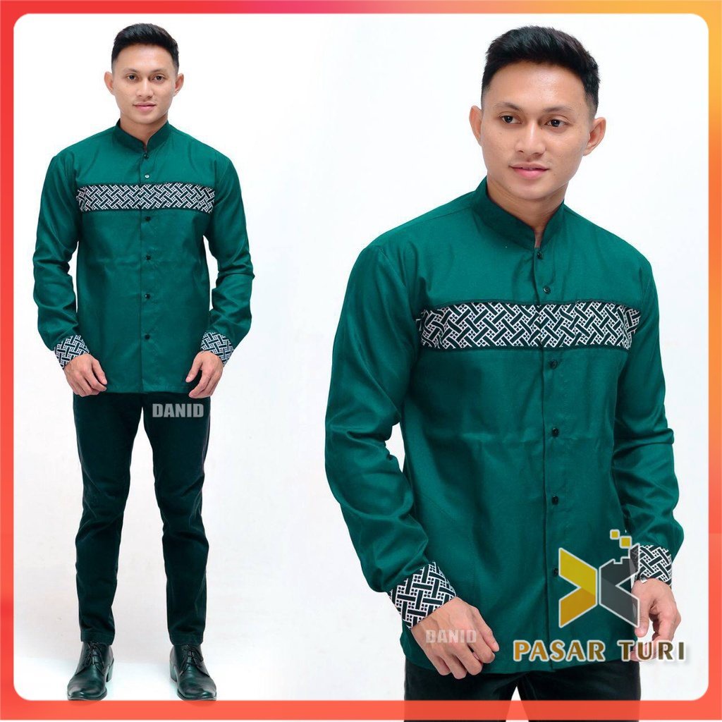 BAJU KOKO PRIA LENGAN PANJANG MODEL DAN MOTIF TERBARU 2023