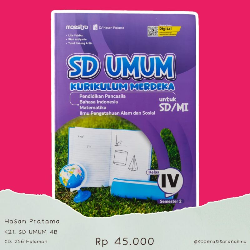 Modul SD Umum Kelas 4 Semester 2 Kurikulum Merdeka SD/MI Maestro