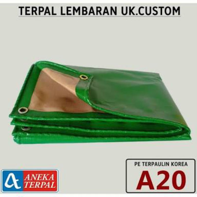 terpal plastik A20 ukuran 12x6