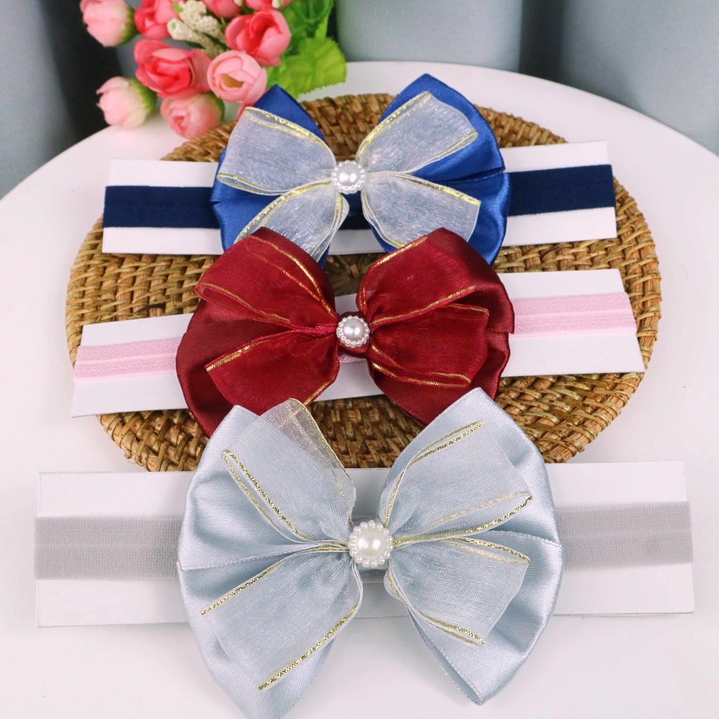 Bandana Baby Cipung / Karet Foem Lembut Aksesoris Rambut Bayi Anak Perempuan Bando Korea Style Lucu Pita Bando Kualitas Import Mainan Kiosbalitaaprillia
