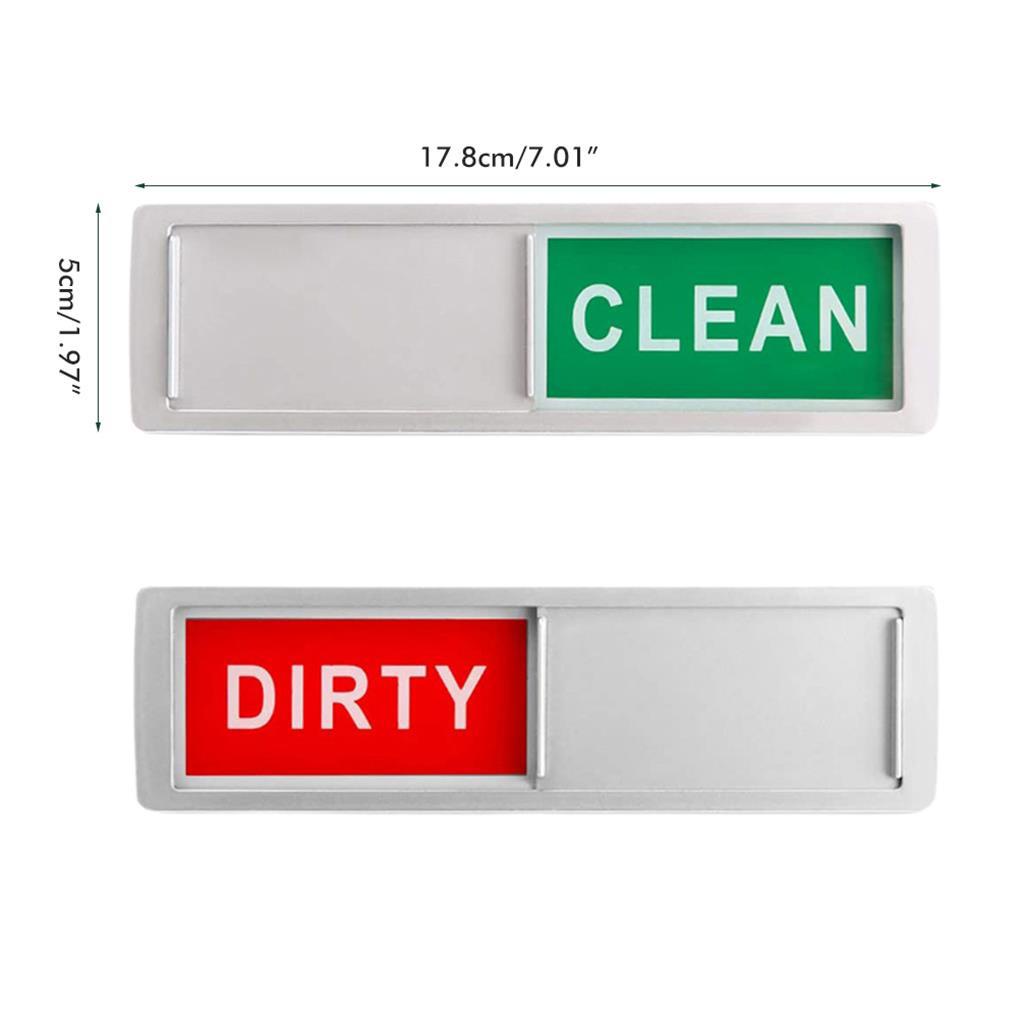 Clean Dirty Sign Tidak Lecet Indikator Makan Bar Hotel Bakery Cafe Restoran Kulkas Fridge Box Kebersihan