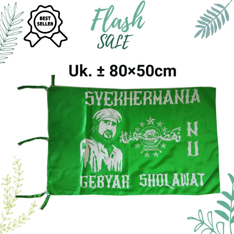 Bendera Gebyar Sholawat Syekhermania Keren /Bendera Syekhermania