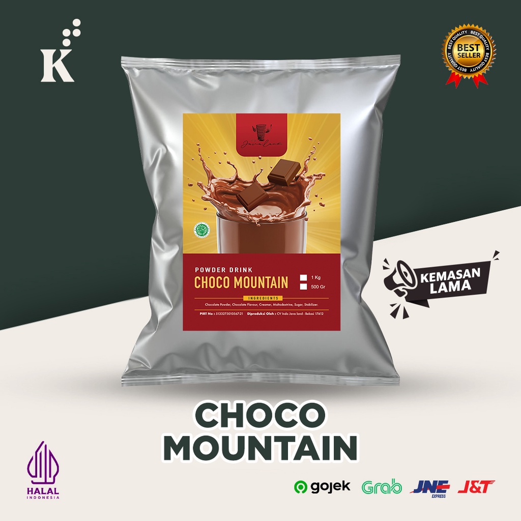 Bubuk Minuman Bubble Powder Drink Choco Mountain ORIGINAL Javaland 1kg