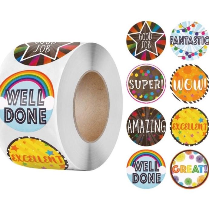 

Stiker Reward Untuk Anak (Isi 500Pcs/Roll) Oke