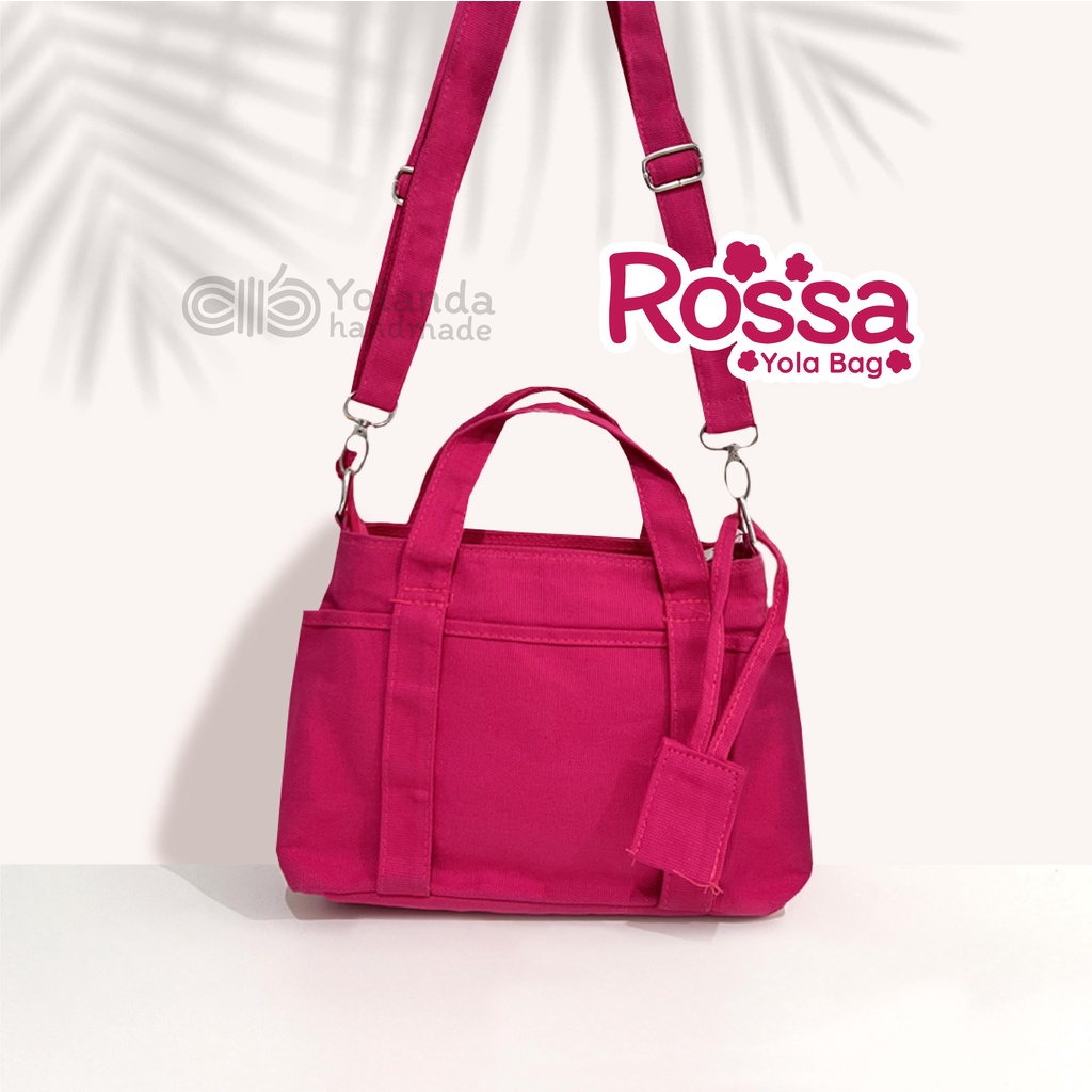 ROSSA BAG DAPAT 2  STRAPBAG Handmade BY Yolanda | Premium | Tali Tas | Strap Bag Lucu | Custom | Bag | Sling Bag | Pendek |COD