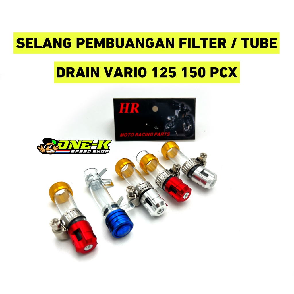 Selang Pembuangan Filter Udara Vario 125 150 PCX CBU Lokal