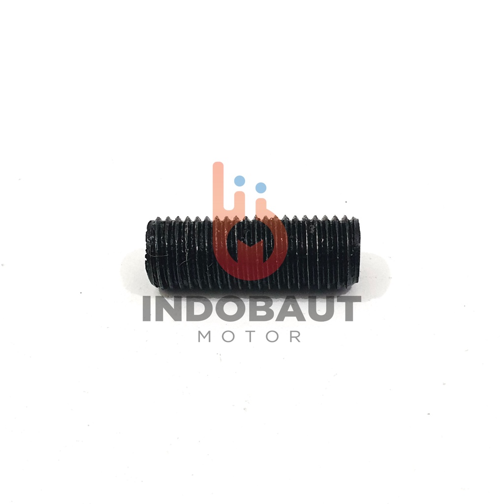 Sok Drat M8xM10 Kunci 12 x Kunci 14 Dalam M8 Luar M10 Hitam