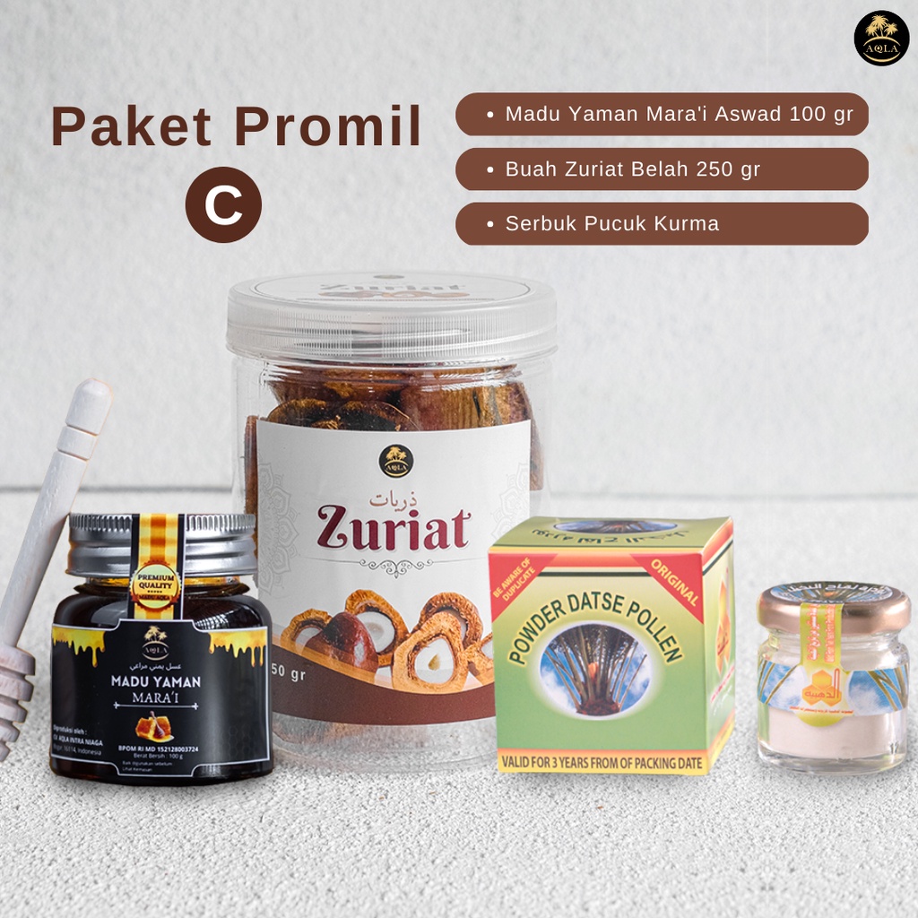 Buah Zuriat Belah Premium 100% Original Paket Promil