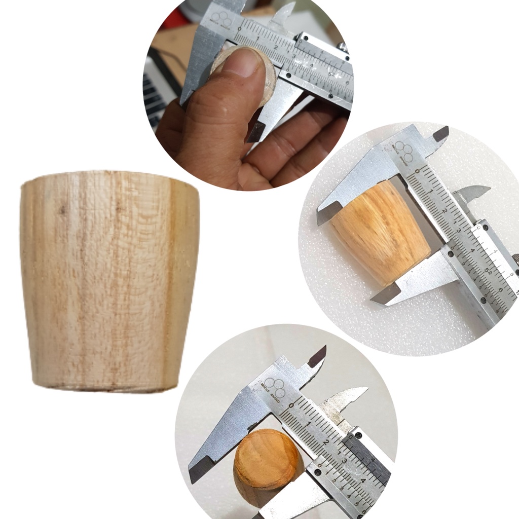 Tutup Botol JUICE JUS KAYU / silinder mini / Tutup Kayu Juice 280/300/350/200 , silinder mini
