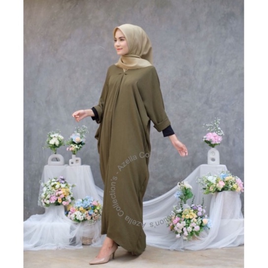 Kaftan Crincle Airflow Gamis Kaftan