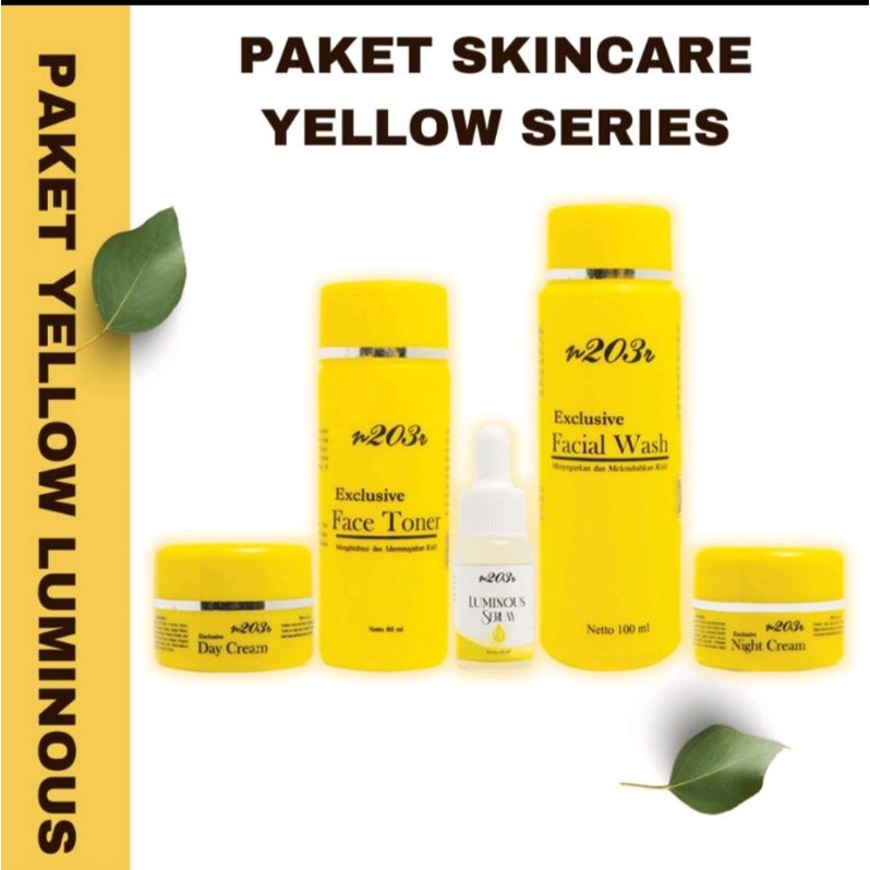 READY N203R paket yellow series|skincare|paket flek|skincare flek|paket skincare flek|n203r skincare