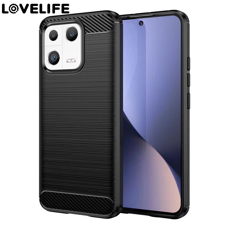 XIAOMI Minimalis Tahan Aus Ponsel Case Kualitas Tinggi Aksesoris Perlindungan Ponsel TPU Lembut Ponsel Cover Warna Solid Case Untuk Xiaomi13 /13 Pro