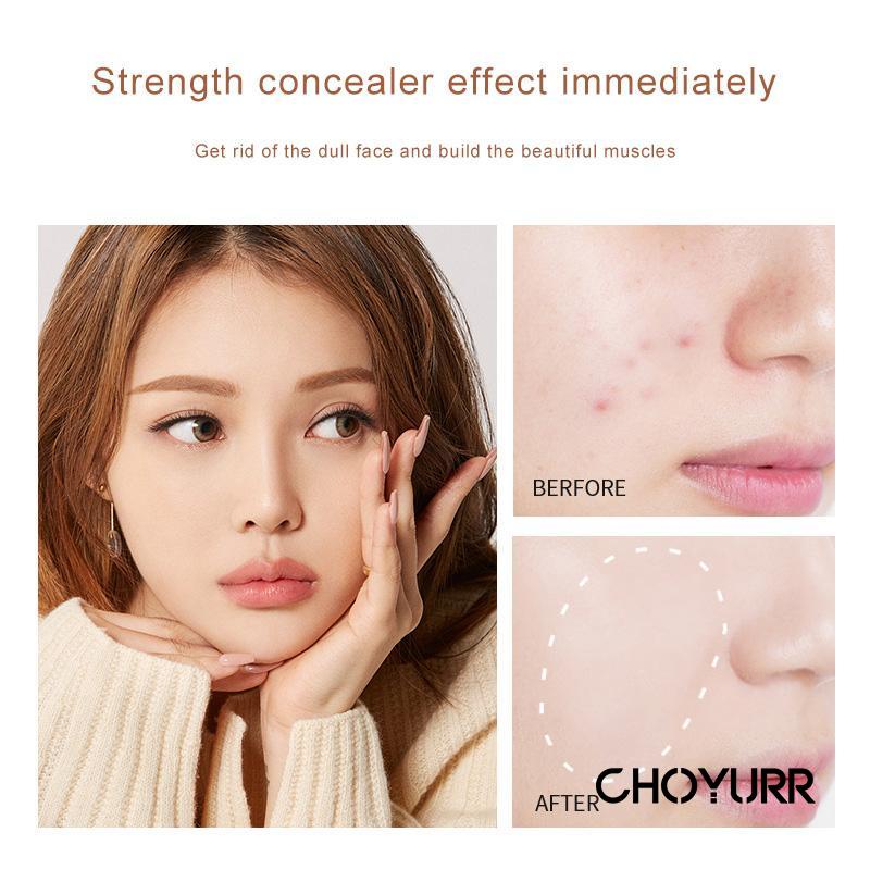 【COD】Concealer Cover Make Up Protection Concealer Penutup Noda Pada Wajah Liquid Concealer Full Cover Makeup Tidak Mudah Luntur-CH