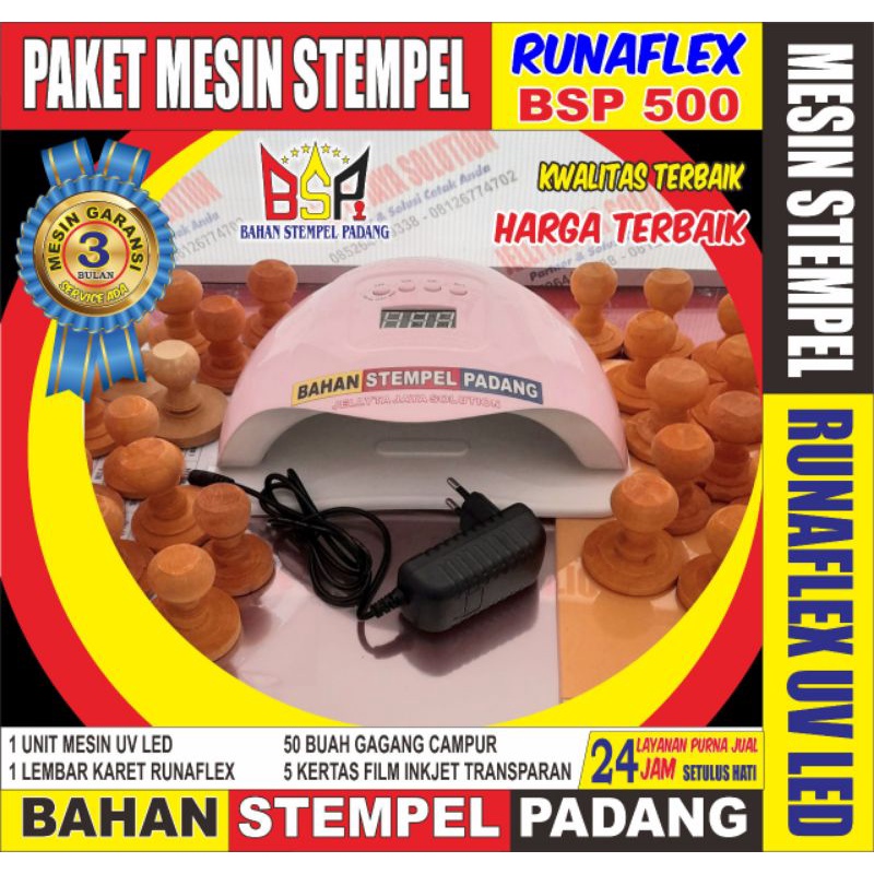 

PAKET MESIN STEMPEL RUNAFLEX BSP 500 KOMPLIT