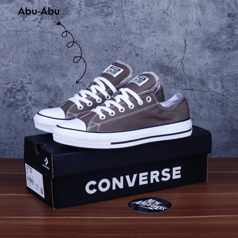 Sepatu Alstar pendek Hitam Putih Sepatu Sekolah Anak SD SMP SMA Sepatu Anak Cewek Sepatu Kuliah Pria.-GREY