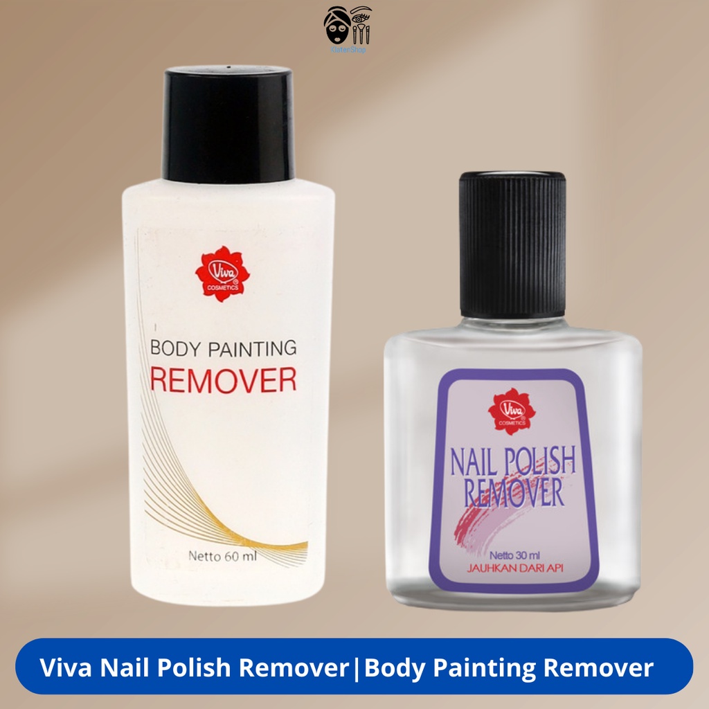 Jual Viva Nail Polish Remover|Body Painting Remover 30ml | Shopee Indonesia