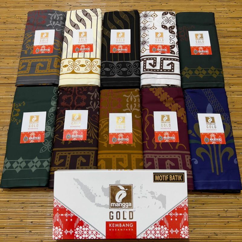 SARUNG MANGGA GOLD NUSANTARA / SARUNG MANGGA PREMIUM