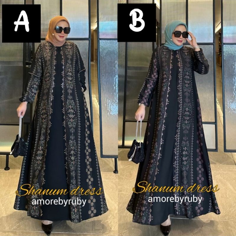 READY SHANUM DRESS AMOREBYRUBY AMORE gamismurahsby