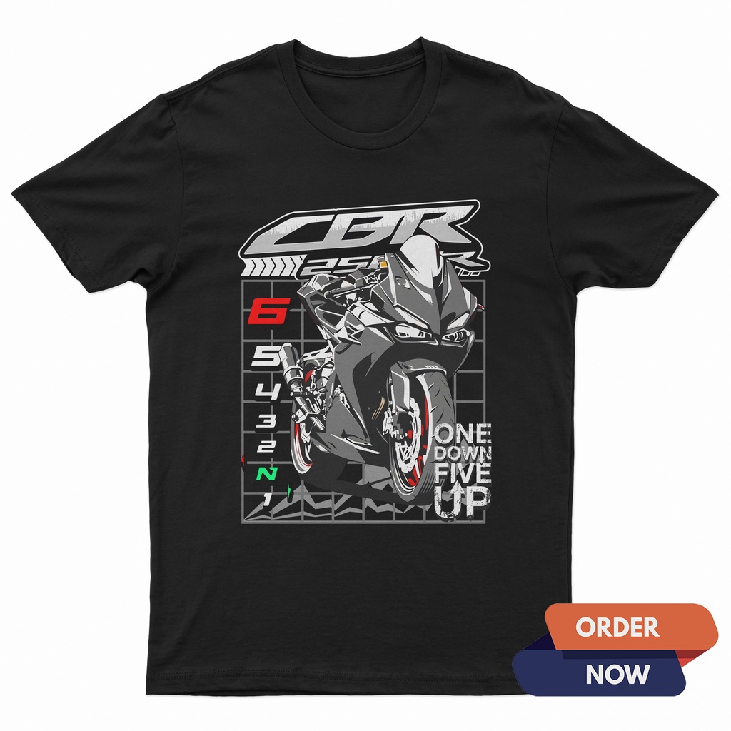 KAOS CBR250RR / BAJU OTOMOTIF / T=SHIRT DISTRO / HONDA