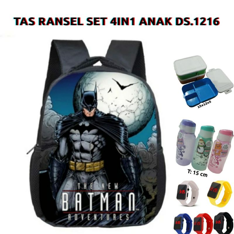 dem_sare / DS1216 Tas Ransel Anak Sekolah Laki - Laki TK SD Paud Tas Anak Karakter Tas Ransel Anak Sekolah Backpack Mini Motif