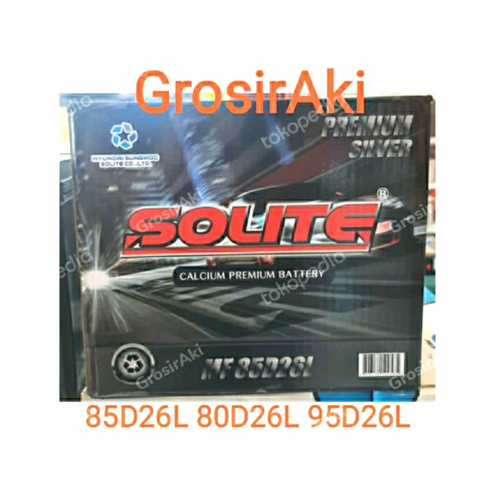 85D26L 80D26L 95D26L SOLITE MF AKI SILVER CALSIUM BATTERY