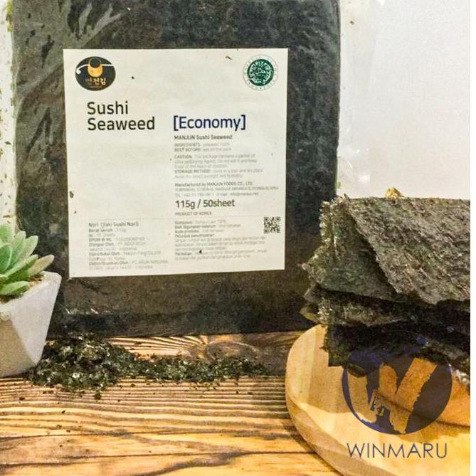 

Diskon[KF7]-Manjun Sushi Nori Grade Economy - 50 sheets