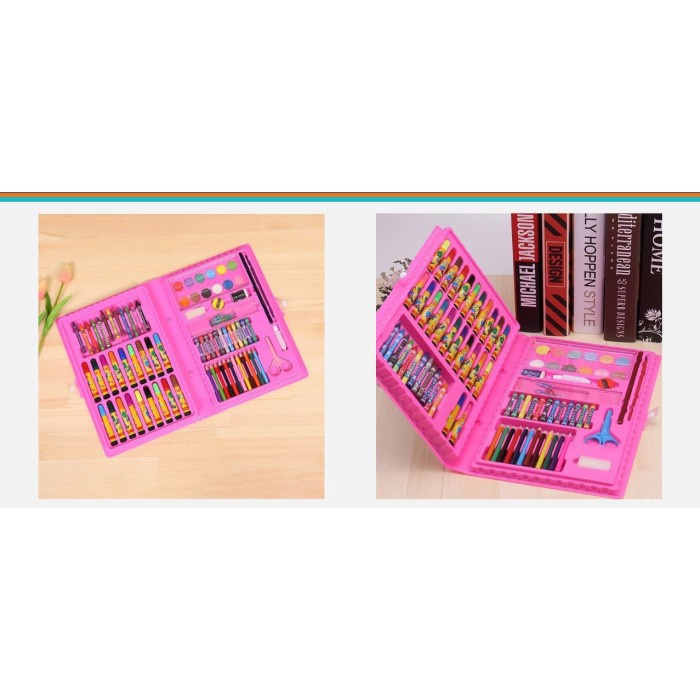 Colouring Set 86 pcs Pensil Warna Crayon set Kado anak 86in1