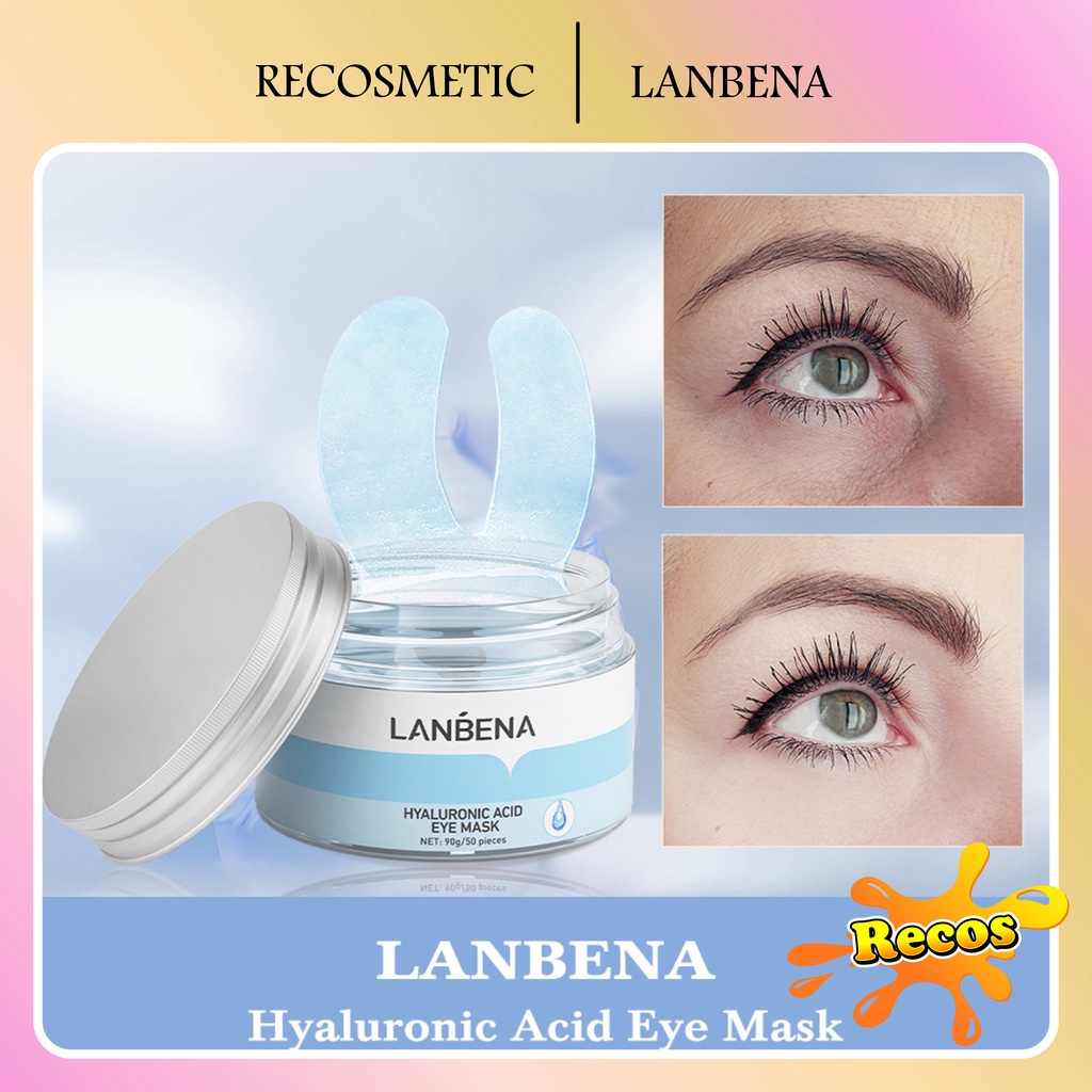 LANBENA EYE MASK HYALURONIC ACID - MASKER MATA ANTI WRINKLE &amp; FIRM LIFT Melembabkan