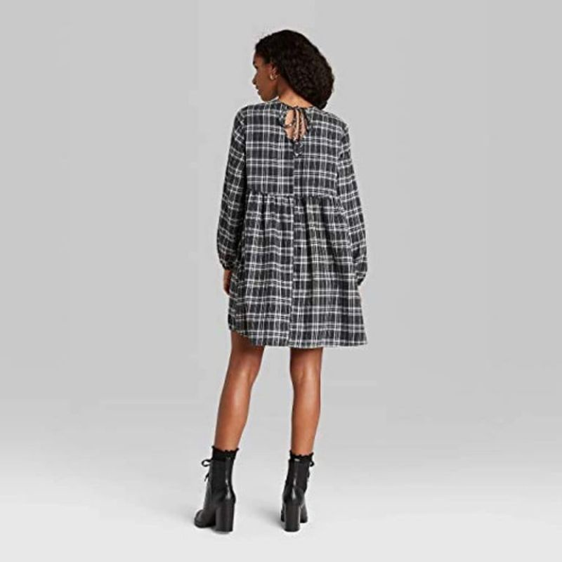 DRESS  WANITA FLANEL WILDFBL