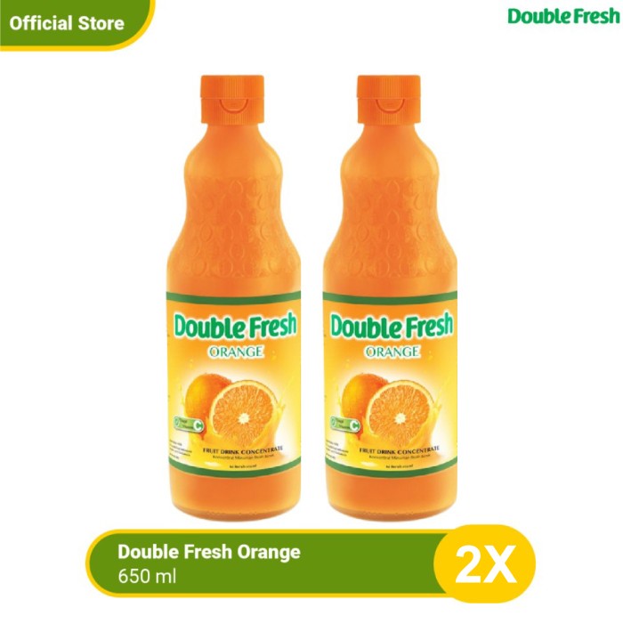

DOUBLE FRESH ORANGE 650 ML - ISI 2