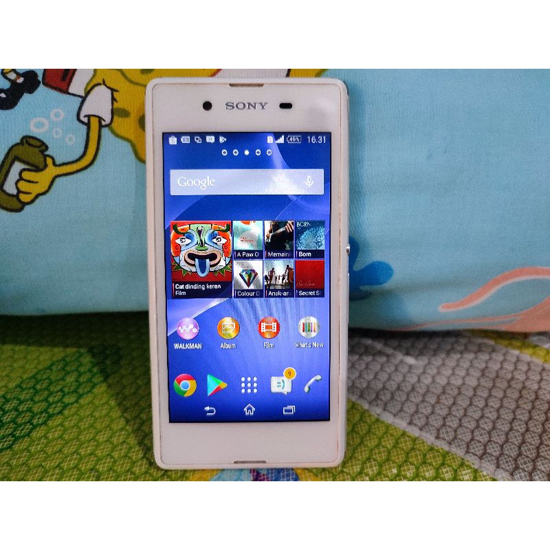 Smartphone Android Sony XPeria E3 Dual Batangan