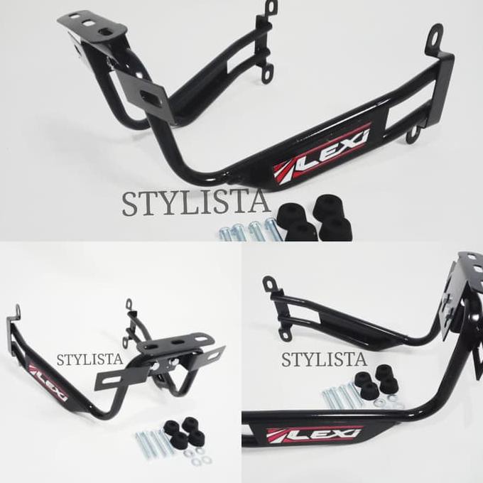 Dudukan plat depan LEXI bahan tebal Berkualitas aksesoris motor - MF AKSESORIS MOTOR