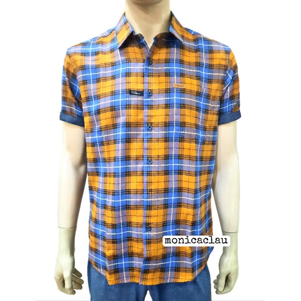 Kemeja Pria poshboy Original Ashbury Shirt motif kotak