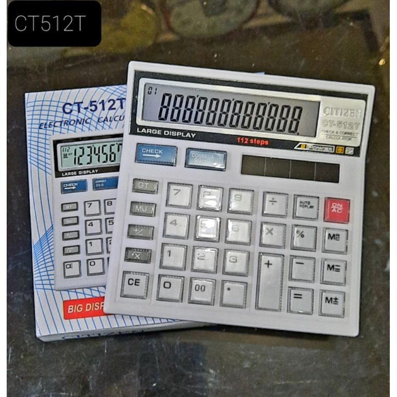 

Kalkulator 12 Digit ESA /CITIZEN 512 T Tombol Mika
