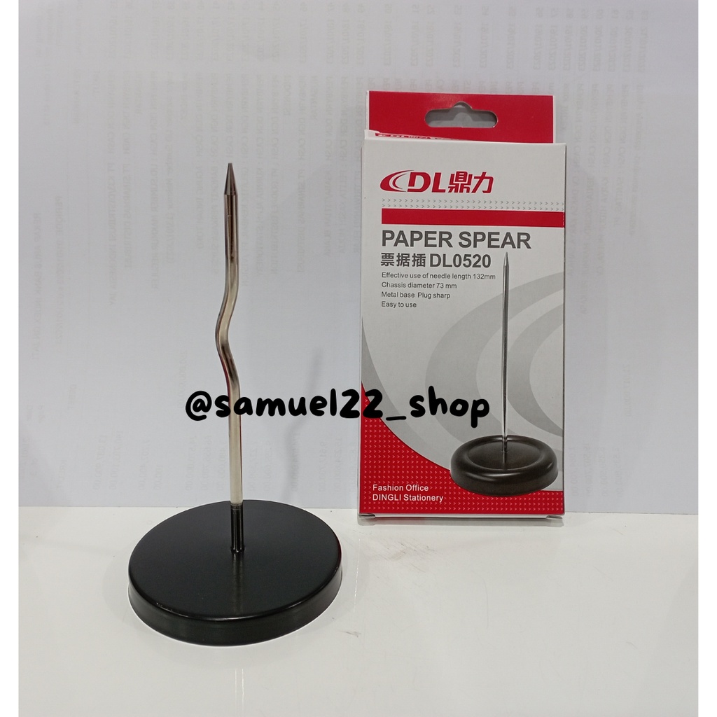 

Tusukan Kertas / Memo / Bon Paper Spear