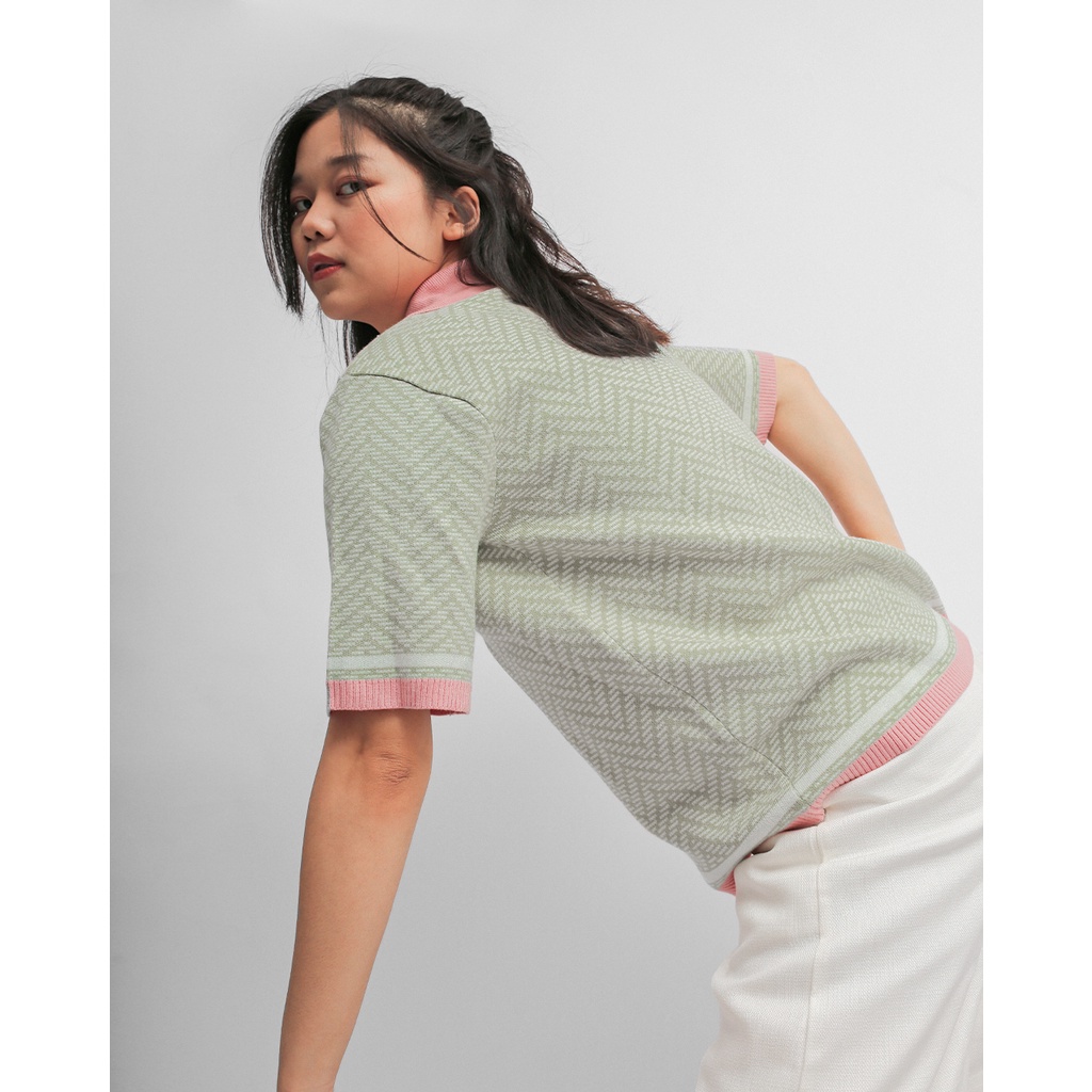 Khakikakiku Avery Polo Knit Tropical Peach