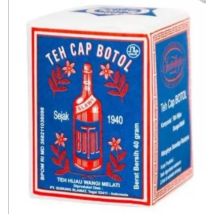 

Teh Bubuk Cap Botol Biru 40g