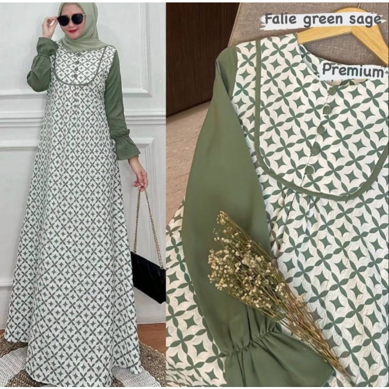 NEW FALIA DRESS PREMIUM GAMIS MUSLIMAH TERBARU DRESS VIRAL DRESS TERLARIS