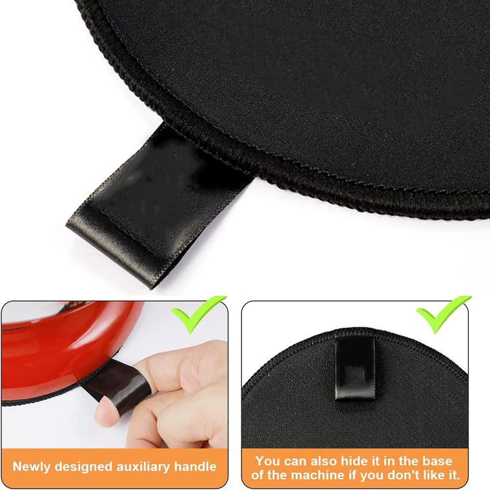 Solighter Mixer Mover Slider Mat Air Fryer Cord Wrapper Dan Attachment Mixers Accessories Pad Untuk Peralatan Meja Mixer Sliding Mat Untuk 4.5-5 Qt