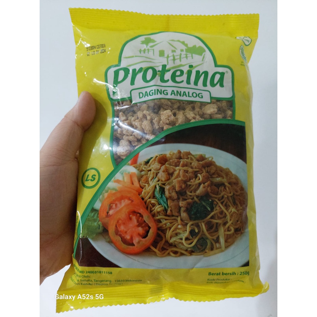 

Proteina 250 gram Daging Analog Halal Bahan Campuran Masakan Lauk Masak Makanan Rendang Buncis Mie Goreng Mi Ayam Side Dish Vege Meat Vegetarian Vegan Ready New Stock Pekanbaru Riau Indonesia Gratis Free Bebas Ongkir COD Bayar Ditempat Ojek Gosend Grab